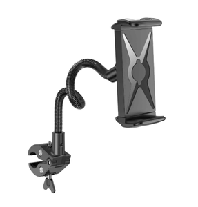 Nouveau support de téléphone col de cygne 2026 pour <span class=keywords><strong>vélo</strong></span> de gym, <span class=keywords><strong>vélo</strong></span> de spinning, tablette iPad Pro Air Mini iPhone Galaxy Tabs 4.7-12.9 pouces - Product Image 1
