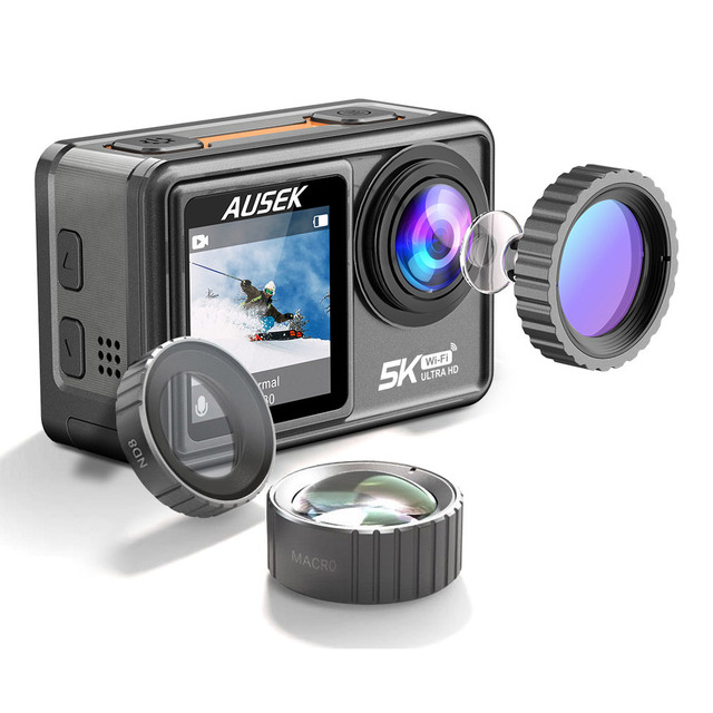 5K and 20 Mp Action Camera Stabilised Action China 5k 4K Vlogging Video Cameras With Wifi for Youtube