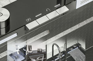 Lavello da <span class=keywords><strong>Cucina</strong></span> Moderno Intelligente Multifunzione a Cascata in Acciaio Inox 304, a Doppia Vasca, Monoforo in Ottone, Fatto a Mano 2025 di Alta Qualità - Product Image 5