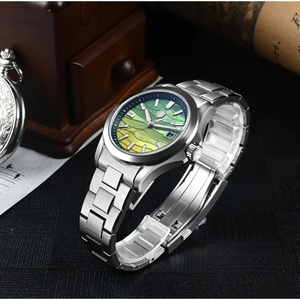 San Martin SN0150G <b>Watch</b> 39mm Luxury Dress Miyota 9015 Automatic <b>Mechanical</b> <b>Watches</b> for Men With Mop Guilloche 100m Waterproof - Product Image 3