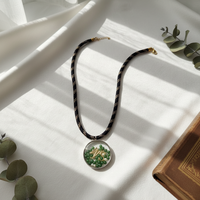 Collier pendentif médaillon rond en verre de 40 mm, accessoires pour boîte photo, collier médaillon en acier inoxydable, bijoux pour femmes