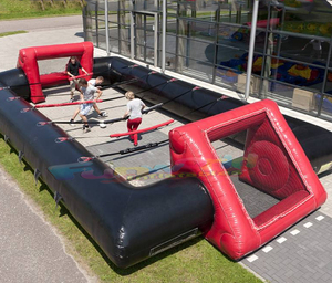 Campo de fútbol inflable para deportes al aire libre, comente de fútbol de tamaño humano, pie de bebé, humain - Product Image 5