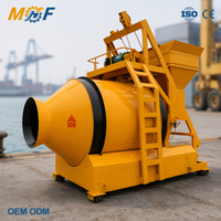 Malaxeur à tambour à rouleaux MHF pour béton 1500L, couleur et logo personnalisés, 220V 380V, électrique, haute efficacité, pour usage en construction