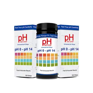 Produsen rentang pH dari 0-14 strip uji untuk air liur dan urin