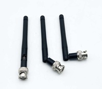 Antenne LoRa/LPWAN externe WiFi 2,4 GHz 315 MHz 433 MHz 868 MHz 915 MHz, tige en caoutchouc mobile, connecteur BNC mâle, 3 dBi, verticale, 50 W