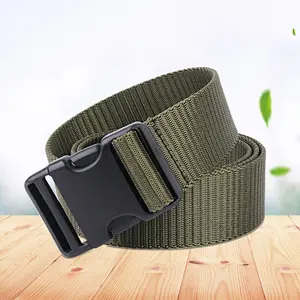 Factory Other Waist Nylon 8281 Belt With Plastic Press Buckle Belt For Mens Manufacture Custom Belt