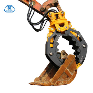 2019 New Design Yantai JT Factory Excavator Hydraulic Rotating <strong>Rock</strong> <strong>Grapple</strong> <strong>Stone</strong> Grab - Product Image 1