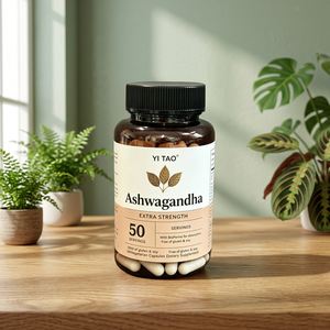 Cápsulas de Ashwagandha Orgánica OEM ODM, Apoya la Salud Inmunológica, Promueve la Memoria, un Sueño Saludable, Mejora la Fuerza Física y la Resistencia - Product Image 1