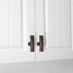 WEKIS Cabinet <b>Knob</b> Single Hole Oil-Impregnated Bronze Cabinet Handle Hardware for Zinc Alloy Kitchen Pulls Set of Ten - Product Image 3