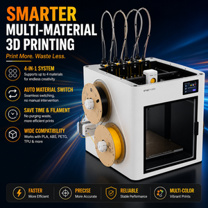 Stampante 3D Snapmaker U1, Velocità Massima 270x270x270mm, Versione Internazionale Sbloccata, Controllo WiFi da Telefono e <span class=keywords><strong>Computer</strong></span>, Vendita Calda OEM ODM - Product Image 3