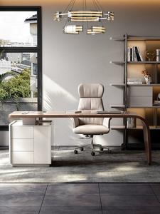 โต๊ะทำงานไม้แบบมินิมอลโต๊ะกว้างพนักงานซีอีโอ<span class=keywords><strong>ประธาน</strong></span>พนักงานบ้านออฟฟิศ - Product Image 3