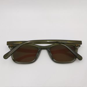 Gafas de sol polarizadas con logotipo personalizado de vendedores de lujo para hombres y mujeres, monturas cuadradas hechas a mano - Product Image 5