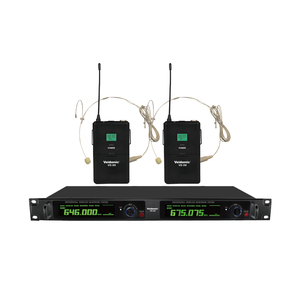 Sistema de micrófono inalámbrico profesional X9 Veida UHF de 200m con tecnología True Diversity, micrófono de diadema profesional para presentaciones en escenario. - Product Image 5