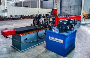 Neue gebrauchte Stahl-C-Kanal-Walzen form maschine C U-Form profil Leicht stahl kiel maschine für Dach konstruktion skern getriebe - Product Image 3