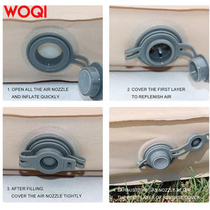 Colchoneta inflable Woqi 192x132x3cm con inflado automático, ligera y portátil para camping y senderismo al aire libre. - Product Image 5