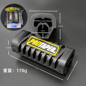 Pro Taper Motorcycle Footrest Cover 95x39mm Universal <b>Plastic</b> Anti Slip Protection Decoration - Product Image 2