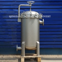 Boîtier de filtration multi-sacs en acier inoxydable 316 avec conception de conservation de la chaleur pour la filtration du chocolat et du sirop