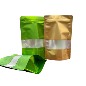 Bolsas Reutilizables Doypack con Cierre, Bolsas de Embalaje de Alimentos de Plástico Laminado y Papel de Aluminio - Product Image 1