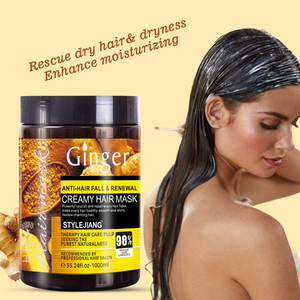 Mascarilla Capilar de 1000 ml, Marca Privada, Nutrición Profunda, Suaviza el Cabello Rizado para Mujeres, Gran Venta - Product Image 1