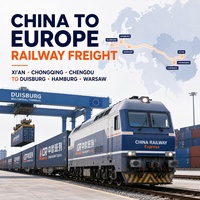 Transporte ferroviario de China a Francia a través de París y Le Havre para carga comercial programada y minoristas y mayoristas franceses