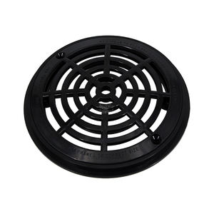 Accessoires pour piscine, couvercle de drain d'eau en plastique noir, drain principal rond pour piscine - Product Image 2