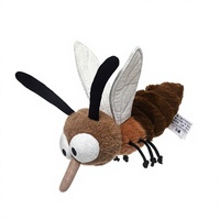 Peluche amusante anti-moustiques, jouet en peluche en polyester et coton PP, coussin de sommeil mignon, compagnon de lit, cadeau d'anniversaire unisexe