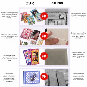 High Quality Custom <strong>Anime</strong> Style Paper Trading Cards Holographic Laser Finish Eco-Friendly Recyclable Collectible Card <strong>Deck</strong> - Product Image 4