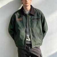 Veste rétro Detroit imprimée pour hommes et femmes, style bomber rétro Detroit