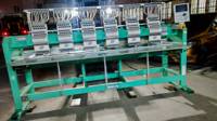 Machine à broder informatisée de haute qualité Tajima 6 têtes 12 aiguilles, machine à broder industrielle pour casquettes plates et chemises