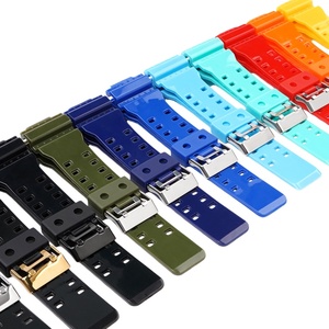 Bracelet de montre en TPU sport de haute qualité, bracelet en caoutchouc étanche pour la série <span class=keywords><strong>G</strong></span>, <span class=keywords><strong>Shock</strong></span> GA100 110 120 300 400 8900, remplacements de bracelet de montre en TPU - Product Image 2