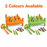 Jouets sensoriels Montessori en plastique avec marteau et piquets pour développer la motricité fine des tout-petits SY