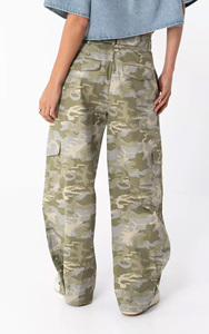 <span class=keywords><strong>Pantalon</strong></span> cargo camouflage personnalisé 2026 pour femme, taille élastique, multi-poches, avec cordon de serrage, <span class=keywords><strong>pantalon</strong></span> de jogging OEM/ODM - Product Image 5