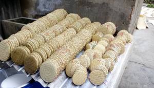 Cesta de bambú Natural vietnamita para el hogar y decoración del jardín, cesta artesanal de Bambú - Product Image 4