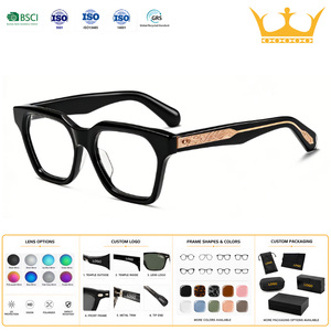 <span class=keywords><strong>Gafas</strong></span> Ópticas Unisex Vintage con Marco Cuadrado Grueso y Elegante, Lentes Texturizadas con Decoración Metálica, Diseño <span class=keywords><strong>de</strong></span> <span class=keywords><strong>Alta</strong></span> <span class=keywords><strong>Gama</strong></span> para Uso Diario - Product Image 1