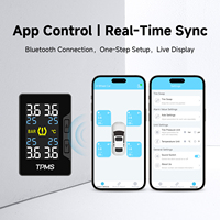 Compatible avec les modèles Honda ; Système de surveillance de la pression des pneus ; Affichage via application dédiée ; Installation par enfoncement.