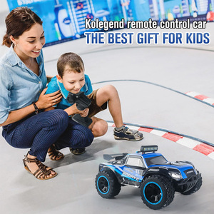 Coche RC <span class=keywords><strong>1</strong></span>:14 con Cargador - Big Foot Todoterreno de Alta Velocidad para Arena y Pistas Cortas con Retorno Automático y Función Sígueme para Niños - Product Image 4