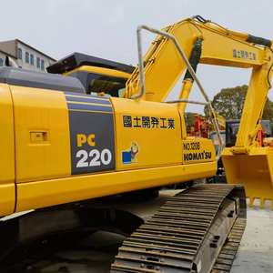 Komatsu รถตักดินมือสอง22ตันรถขุดตีนตะขาบใช้สำหรับขายใน PC220-7ญี่ปุ่น - Product Image 5