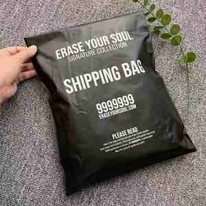 Printable LOGO, Minimum Order Quantity 100 Pieces Clothing Online Express Bag, Customizable Size - Product Image 1