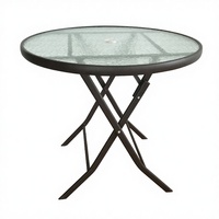 Table d'appoint en métal moderne, table basse design, mobilier d'extérieur pliable, meilleur rapport qualité-prix, best-seller, pour supermarché