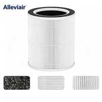 Filtre à charbon HEPA 3-en-1 Alleviair (HEPA H13 + Charbon actif) pour la maison, compatible Vremi HOKEKI VK-6067B Ultima Cosa Aria