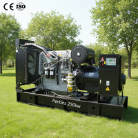 Générateur diesel silencieux Perkins 250 kW 320 kVA 230 V 400 V 50 Hz 60 Hz refroidi par eau six cylindres ATS expédié à Dubaï, Moyen-Orient