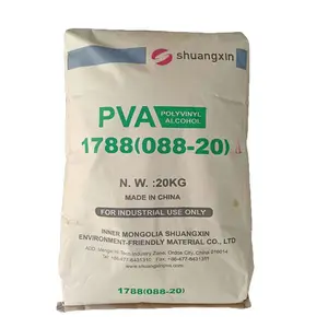 China supply oxide pigment Shuangxin PVA Polyvinyl Alcohol 1788/2488 PVA powder for Mortars Building wall putty