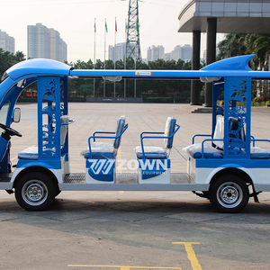 Autobús turístico eléctrico con temática de delfines de la marca ZOWN, puede ser utilizado como autobús de transporte. - Product Image 3
