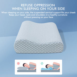 Cuscino in schiuma di memoria di sonno cervicale con contorno ortopedico personalizzato all'ingrosso stile moderno morbido e traspirante lento <span class=keywords><strong>rimbalzo</strong></span> - Product Image 5