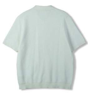2027 Maglione Pullover Elegante di Lusso da <span class=keywords><strong>Donna</strong></span> Personalizzato OEM & ODM Primavera-Estate con Collo a Polo, Maniche Lunghe e Colletto all'Uncinetto Pointelle - Product Image 2