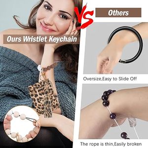 Portefeuille-bracelet pour femme avec porte-clés, blocage RFID, porte-cartes, petit portefeuille avec emplacement AirTag, <span class=keywords><strong>livraison</strong></span> rapide - Product Image 5