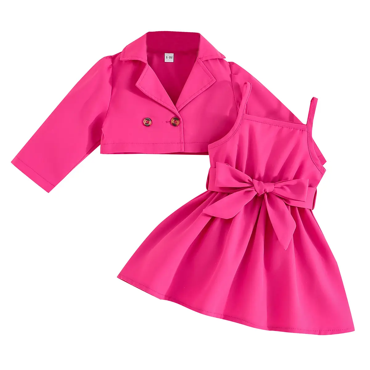 Conjuntos de ropa de otoño para niñas pequeñas conjuntos de ropa de color sólido para niñas de 1 año conjuntos de ropa de moda para niñas lindas