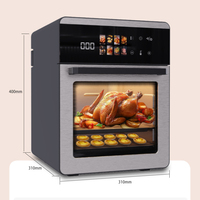 Friteuse électrique multifonctionnelle à commande numérique 16L avec écran tactile, four à air fryer 30L