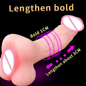 Vendita calda a doppio scopo TPE Dildo simulazione morbida cavo a doppia testa Yin nome dispositivo <span class=keywords><strong>per</strong></span> la masturbazione maschile e femminile giocattoli sessuali - Product Image 5