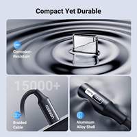 UGREEN Adaptor Audio USB C ke 3.5mm, Dongle USB C ke Aux Hi-Res 32bit/384KHz Kabel Jack Headphone HiFi untuk iPhone